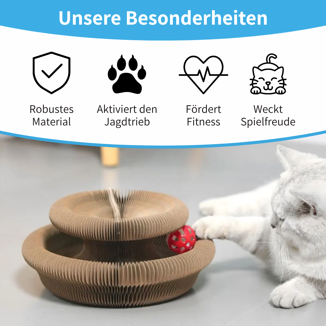 Katzino - Magisches Kratzbrett